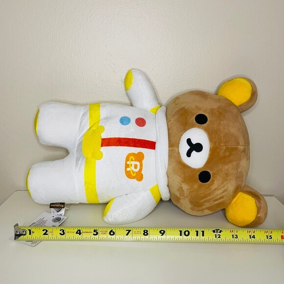 NWT San-X LARGE Rilakkuma Astronaut w. Starship Collection Set of 2 - Picture 5 of 9